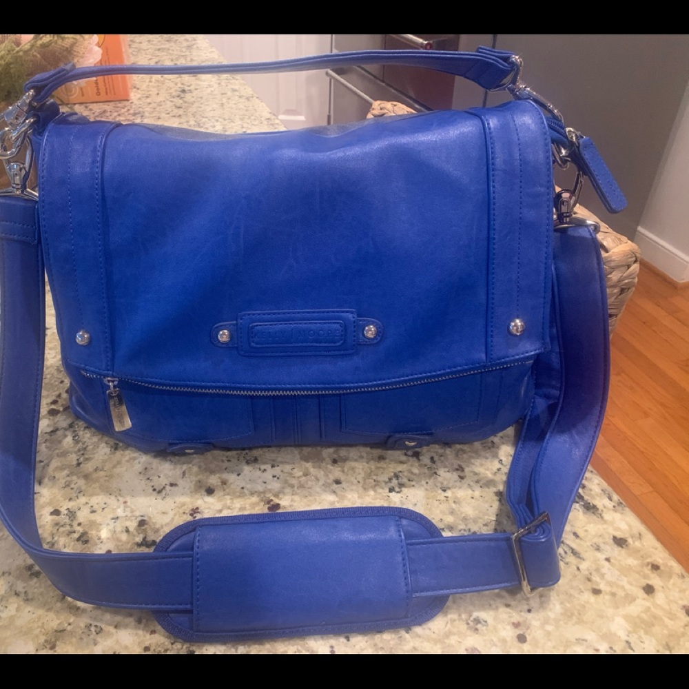 Kelly Moore Tote Cobalt Blue - like new